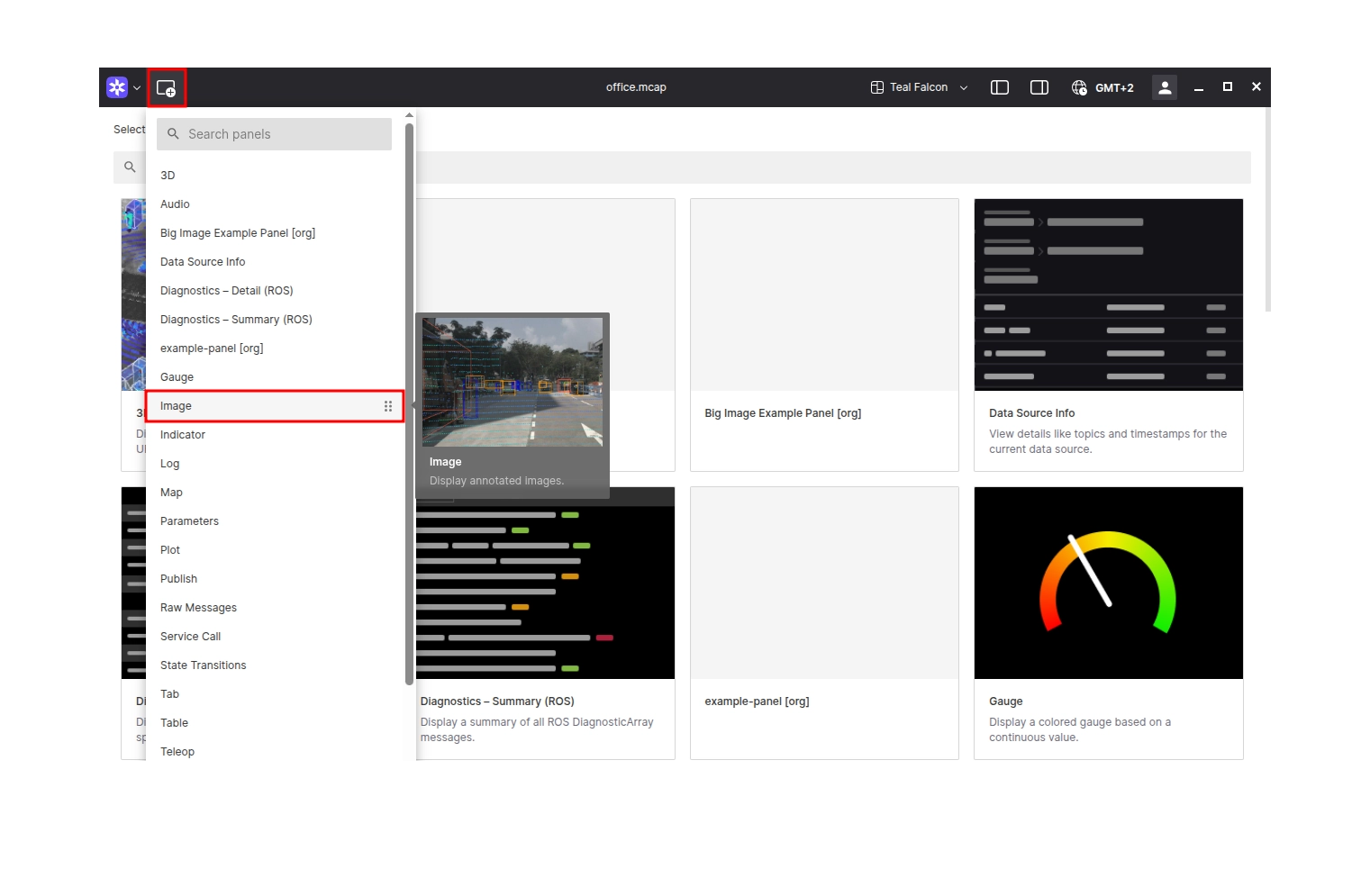 Add image panel