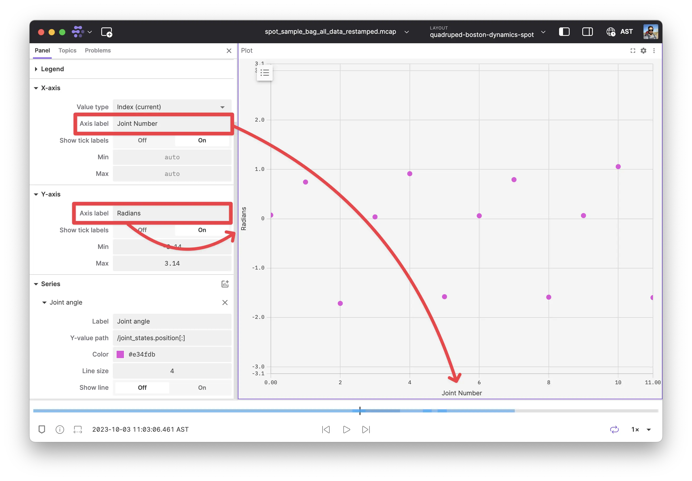 Axis Labels