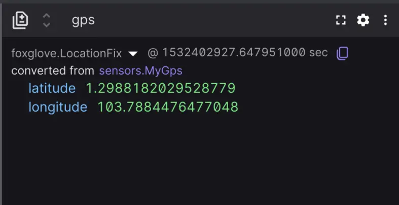 raw message transformed