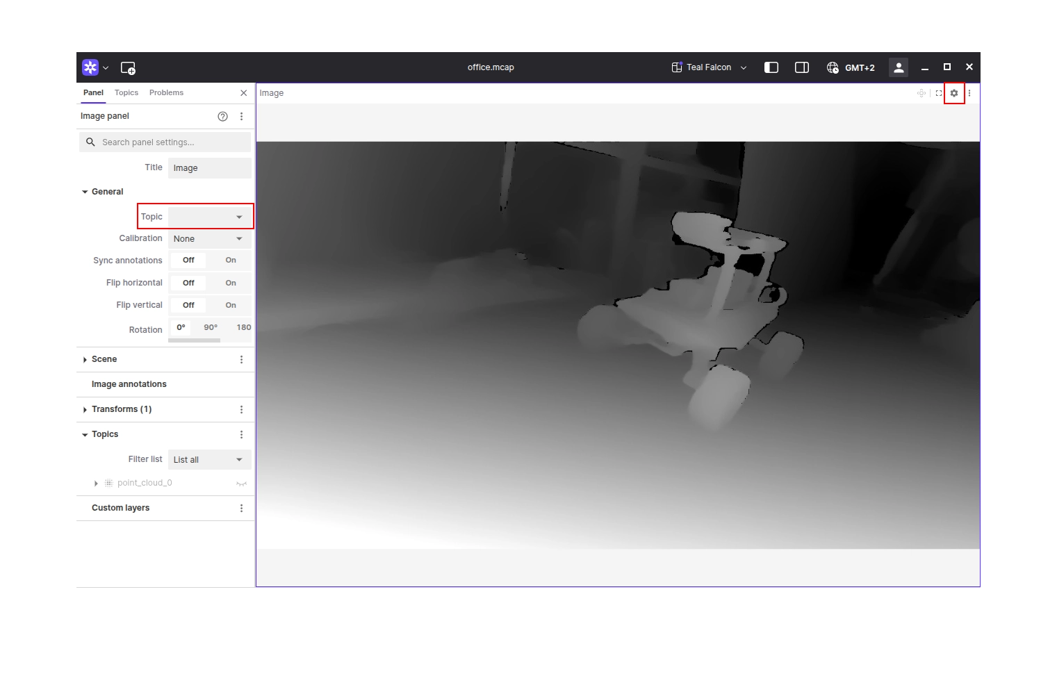Select Image panel