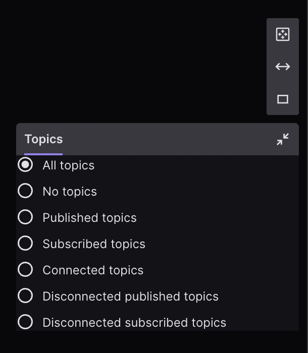 topic groups to toggle